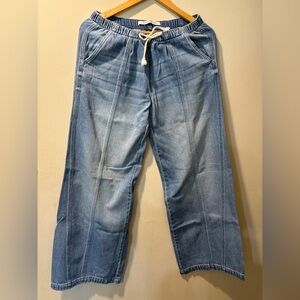 Vintage Flare jeans 👖 Light blue drawn string